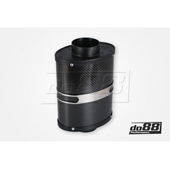 Airbox z owalną trąbką BMC OTA, włókno węglowe, 85 mm, długość 235 mm
