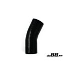 Silicone Hose Black 25 degree 3,5'' (89mm)