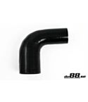 Silicone Hose Black 90 degree 3,5 - 4'' (89 - 102mm)
