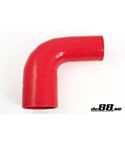 Silicone Hose Red 90 degree 3 - 4'' (76 - 102mm)