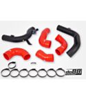VAG 2.0 TSI EA888 Gen4 (300hp+) do88 IC Pressure pipes, Red hoses