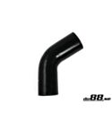 Silicone Hose Black 60 degree 3,75'' (95mm)