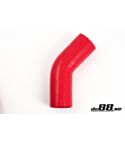 Silicone Hose Red 45 degree 2,5'' (63mm)