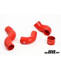 Volvo 700/900 Turbo (w.o AC) Pressure hoses Red