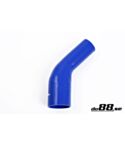 Silicone Hose Blue 45 degree 2,375 - 3,25'' (60-83mm)