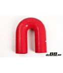 Silicone Hose Red 180 degree 2,375'' (60mm)