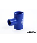 Silicone Hose Blue T 2,125'' + 1,25'' (54+32mm)