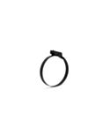 Mikalor Worm drive hose clamp 150-170mm/12mm Stainless Steel Black W3