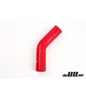 Silicone Hose Red 45 degree 1,75'' (45mm)