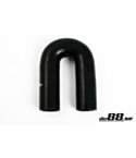 Silicone Hose Black 180 degree 2,125'' (54mm)