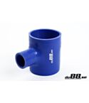 Silicone Hose Blue T 3'' + 1,5'' (76+38mm)