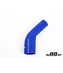 Silicone Hose Blue 45 degree 2,375 - 3,125'' (60 - 80mm)