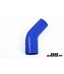 Silicone Hose Blue 45 degree 2,5 - 3'' (63 - 76mm)