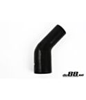 Silicone Hose Black 45 degree 3,25 - 4'' (83-102mm)