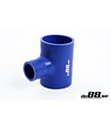 Silicone Hose Blue T 2,5'' + 1,5'' (63+38mm)