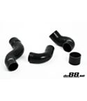 Volvo 700/900 Turbo (w.o AC) Pressure hoses Black