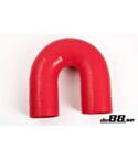 Silicone Hose Red 180 degree 3,5'' (89mm)