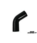 Silicone Hose Black 60 degree 3,5'' (89mm)