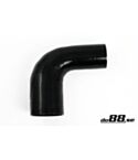 Silicone Hose Black 90 degree 3,125 - 4'' (80-102mm)