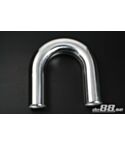 Aluminium pipe 180 degree 3,5'' (89mm)