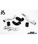 Volvo 7/940 Turbo Top Connection pipe kit ,black hoses ,3'' throttle body