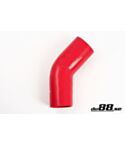 Silicone Hose Red 45 degree 3,5'' (89mm)