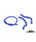 Volvo 240 Turbo 1979-1984 Coolant hoses complement Blue