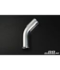 Aluminium pipe 45 degree 3,5'' (89mm)