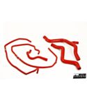 Volvo C30/C70/S40/V50 Turbo 04-13 Coolant hoses Red