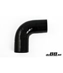 Silicone Hose Black 90 degree 3,75'' (95mm)