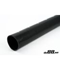 Silicone Hose Black straight length 4,25'' (108mm)