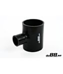 Silicone Hose Black T 2,75'' + 1'' (70mm+25mm)