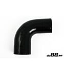 Silicone Hose Black 90 degree 3,25 - 3,5'' (83-89mm)