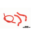 Volvo 240 Turbo 1979-1984 Coolant hoses complement Red