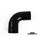 Silicone Hose Black 90 degree 2,75 - 3,125'' (70 - 80mm)