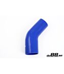Silicone Hose Blue 45 degree 3,125 - 3,5'' (80-89mm)