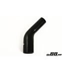 Silicone Hose Black 45 degree 1,625 - 2'' (41-51mm)