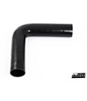 Silicone Hose Black 90 degree long leg 3'' (76mm)
