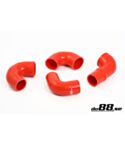 SAAB 9000 Turbo 91-98 Pressure hoses Red