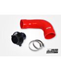 VAG 1.8/2.0 TSI (MQB) Turbo Muffler Delete, do88 Pressure pipes, Red hose