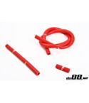 Volvo V70N/S60 01-08 Brake vacuum hoses Red