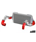 Zestaw Intercooler BigPack Volvo 700 900 Turbo 92-98 76mm, Przewody Czerwone