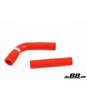 Volvo Hoses for Turbocooling, Red