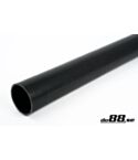 Silicone Hose Black straight length 3,5'' (89mm)