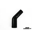 Silicone Hose Black 45 degree 2,375 - 3,25'' (60-83mm)
