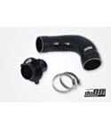 VAG 1.8/2.0 TSI (MQB) Turbo Muffler Delete, do88 Pressure pipes, Black hose