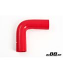 Silicone Hose Red 90 degree 1,375'' (35mm)