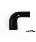 Silicone Hose Black 90 degree 2,5 - 3'' (63 - 76mm)