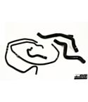 Volvo C30/C70/S40/V50 Turbo 04-13 Coolant hoses Black