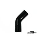 Silicone Hose Black 45 degree 2,75'' (70mm)